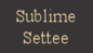 Sublime Settee