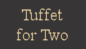 Tuffet for Two